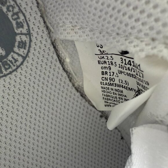 NIB Nike Kids Baby AF1 White 3c - Picture 6 of 7